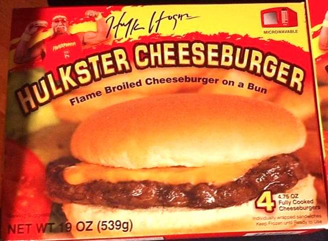 Hulk Hogan hulkster cheeseburger PWcatalog