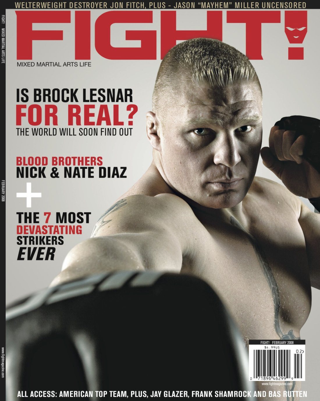 Fight February 2008 Magazine PWcatalog