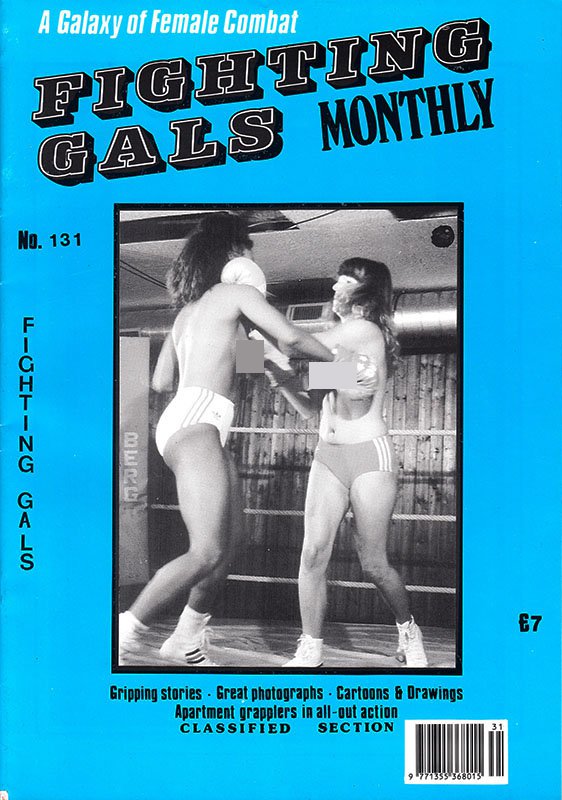 Fighting Gals Monthly 131 Magazine PWcatalog