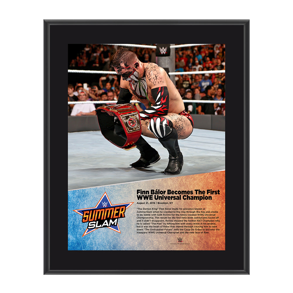 Finn Bálor SummerSlam 2016 10 x 13 Photo Plaque Pwcatalog
