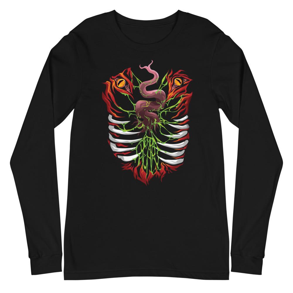 Finn Bálor The Demon King Heart Long Sleeve Shirt Pwcatalog