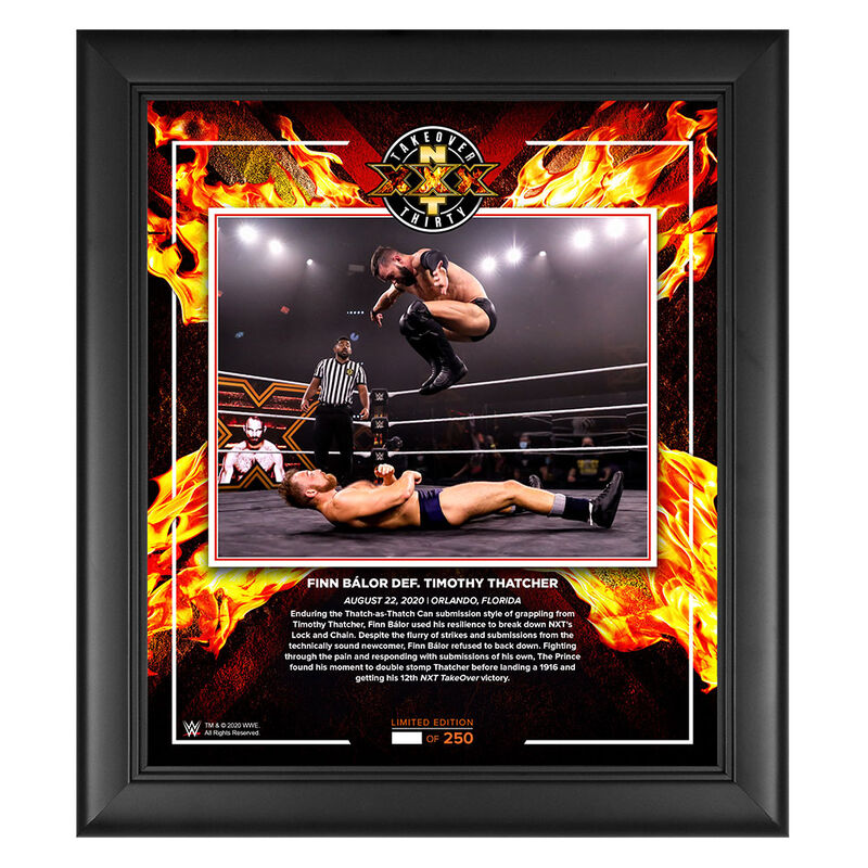 Finn Balor NXT TakeOver XXX 2020 15x17 Commemorative Plaque Pwcatalog
