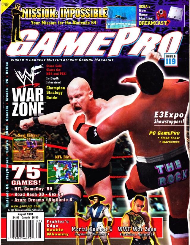 Game Pro August 1998 Magazine PWcatalog
