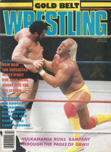 Gold Belt Wrestling February 1988 Magazine PWcatalog