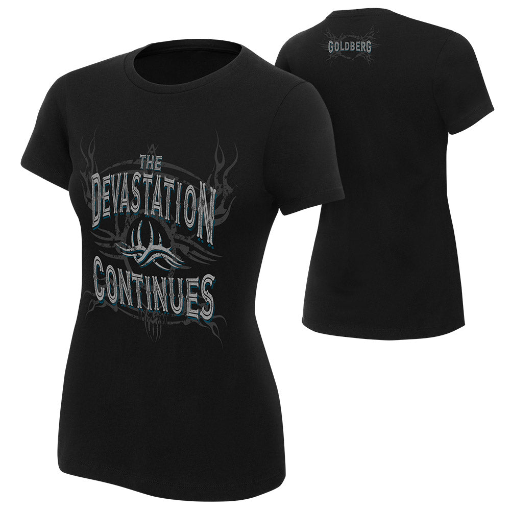 Goldberg Devastation Continue Women's Authentic T-Shirt Pwcatalog