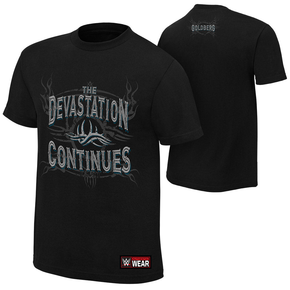 Goldberg Devastation Continues Youth Authentic T-Shirt Pwcatalog