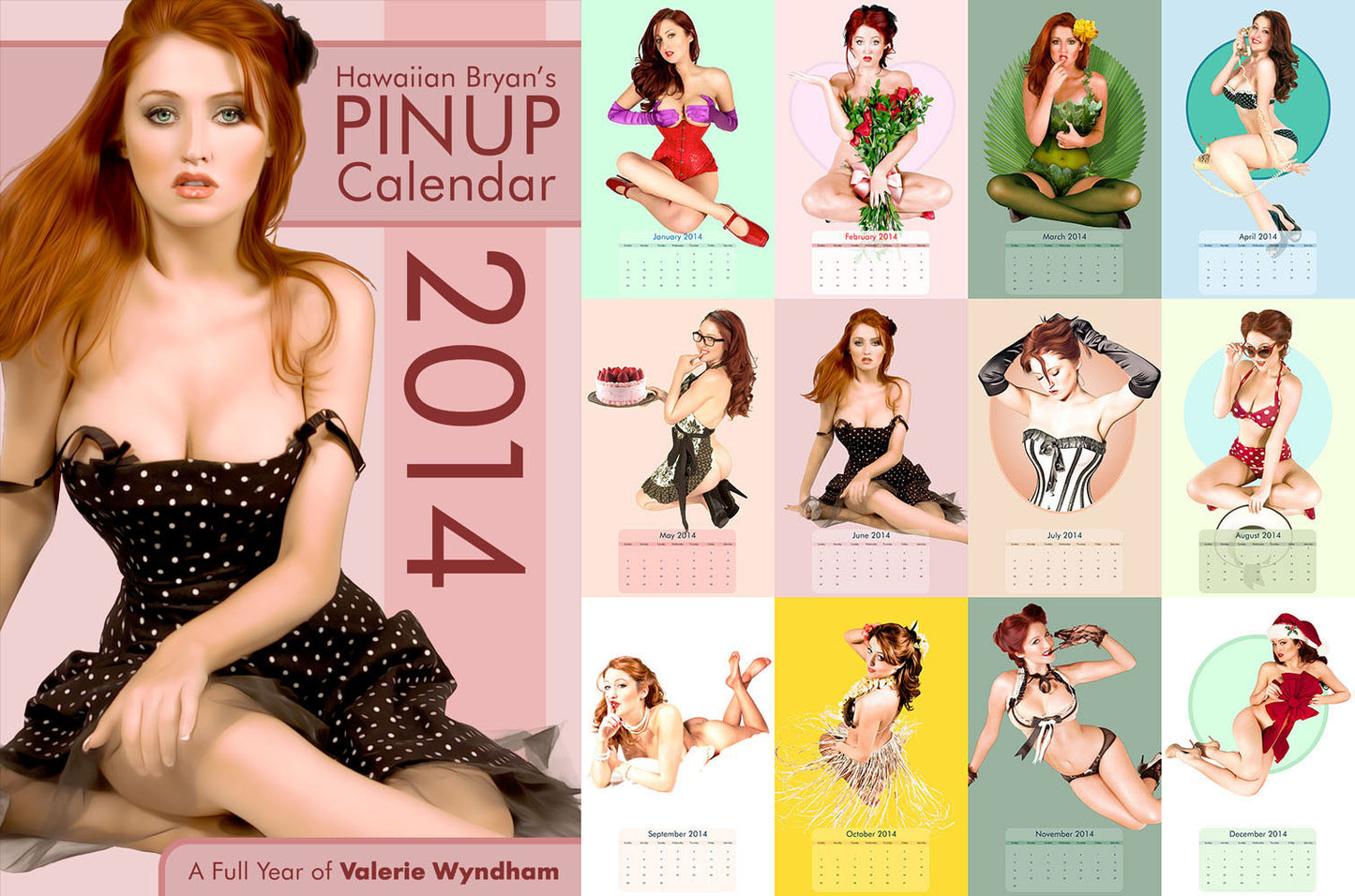 Hawaiian Bryan's 2014 Socal Val Pin -Up Calendar Pwcatalog