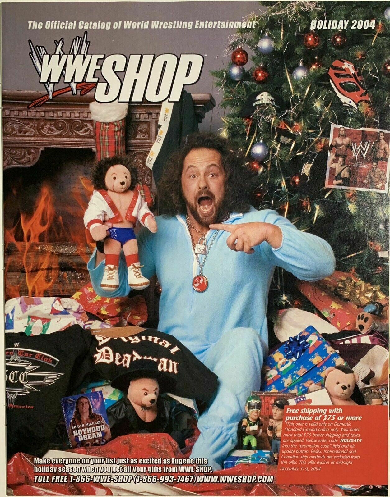 WWE Catalog Holiday 2004 Magazine PWcatalog