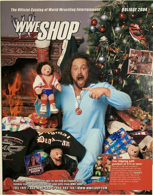 WWE Catalog Holiday 2004 Magazine PWcatalog