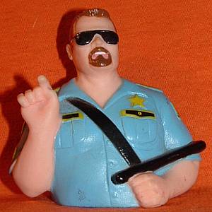 WWF Holiday Delite Candy Topper Big Bossman 1991 PWcatalog