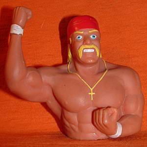 WWF Holiday Delite Candy Topper Hulk Hogan 1991 PWcatalog