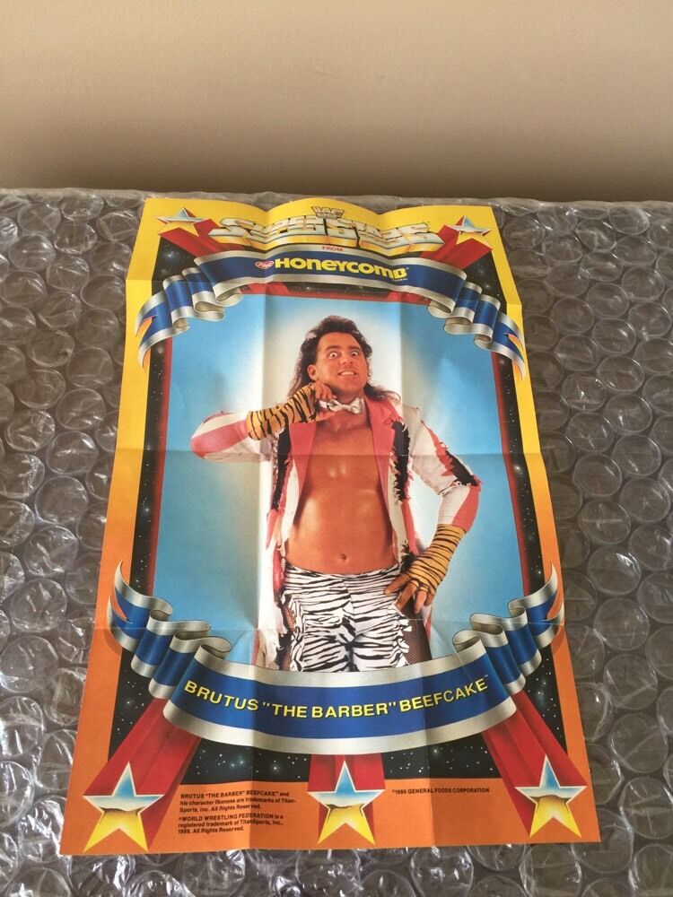 Honeycomb WWF Brutus Beefcake poster PWcatalog