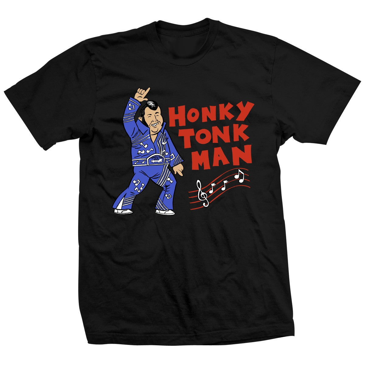 Honky Tonk Man Caricature T-Shirt Pwcatalog
