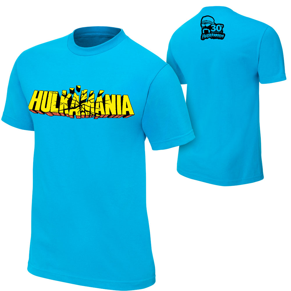 Hulk Hogan Hulkamania Blue 30th Anniversary T-Shirt Pwcatalog