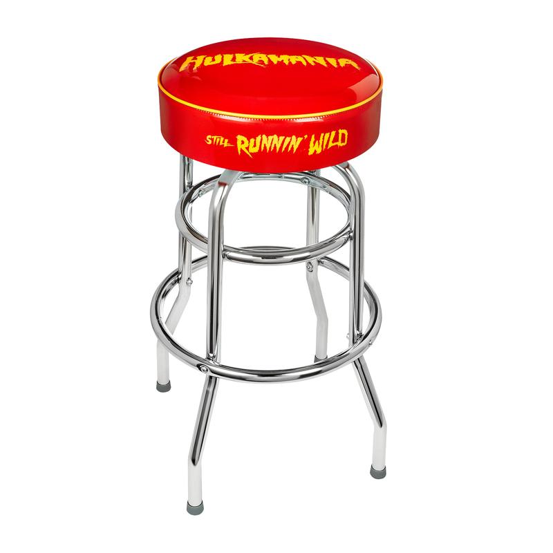 Hulk Hogan Hulkamania Still Runnin' Wild Bar Stool Pwcatalog