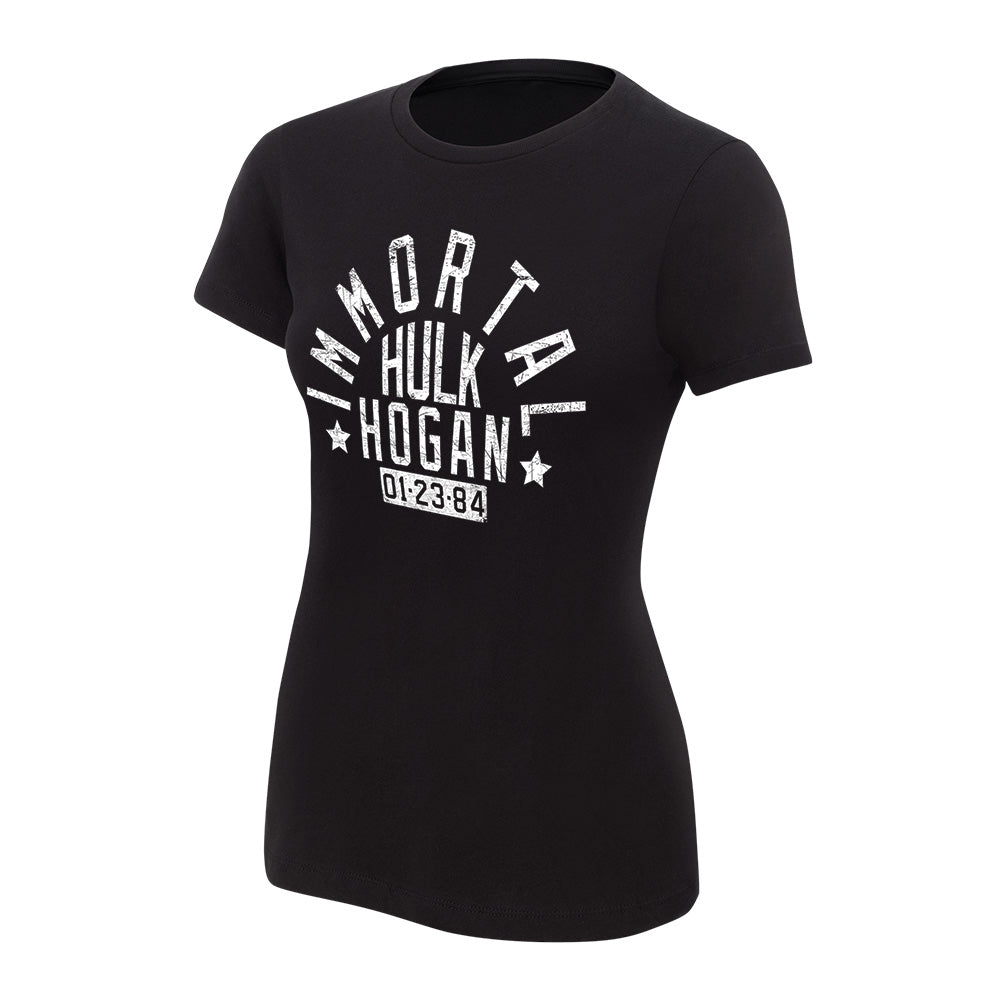 Hulk Hogan Immortal Black Women's Authentic T-Shirt Pwcatalog