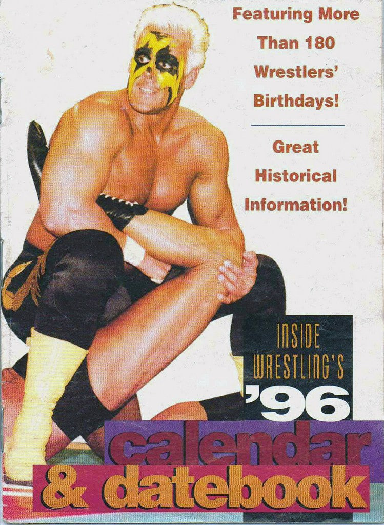 INSIDE WRESTLING’S 1996 CALENDAR & DATEBOOK Pwcatalog