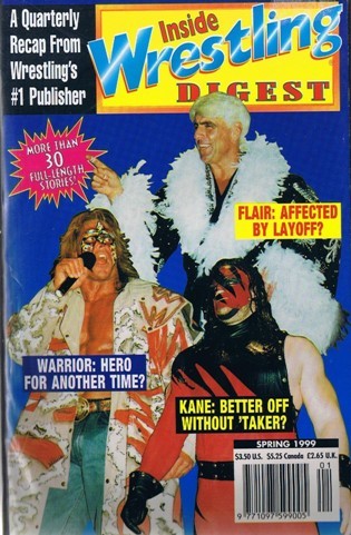 Inside Wrestling Digest 1999 Magazine PWcatalog