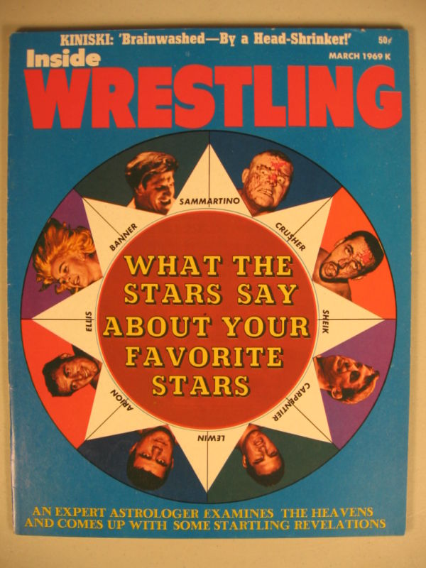 Inside Wrestling March 1969 Magazine PWcatalog