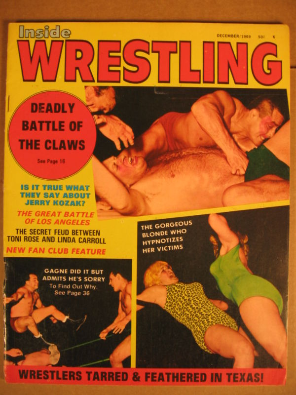 Inside Wrestling December 1969 Magazine PWcatalog