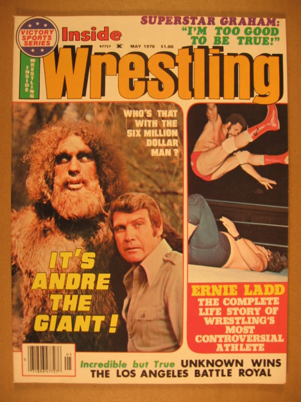Inside Wrestling May 1976 Magazine PWcatalog