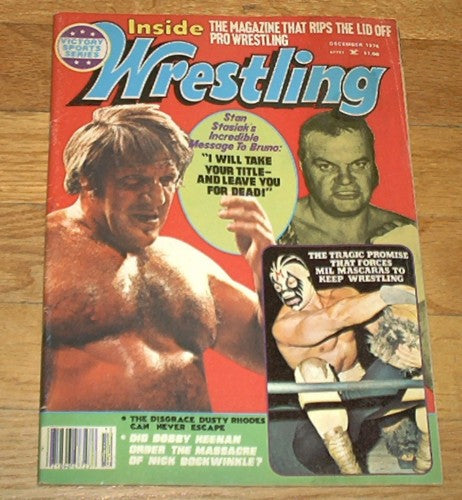 Inside Wrestling December 1976 Magazine PWcatalog