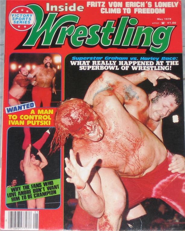 Inside Wrestling May 1978 Magazine PWcatalog