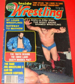Inside Wrestling December 1981 Magazine PWcatalog