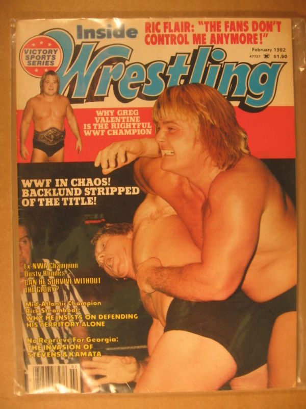 Inside Wrestling February 1982 Magazine PWcatalog