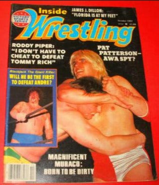 Inside Wrestling October 1982 Magazine PWcatalog