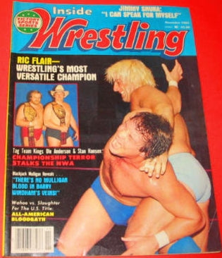 Inside Wrestling November 1982 Magazine PWcatalog
