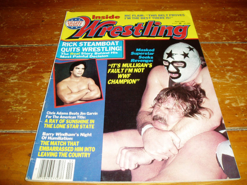 Inside Wrestling April 1984 Magazine PWcatalog