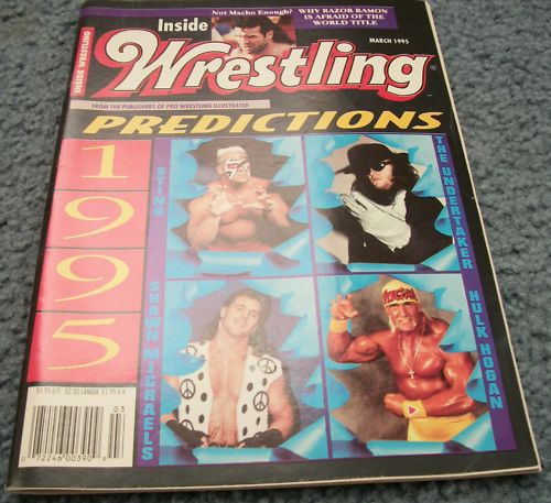 Inside Wrestling March 1995 Magazine PWcatalog