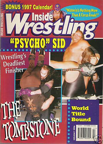 Inside Wrestling 1996 Magazine PWcatalog