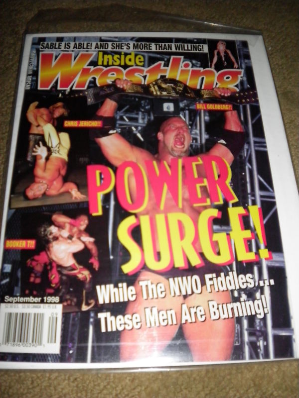 Inside Wrestling September 1998 Magazine PWcatalog