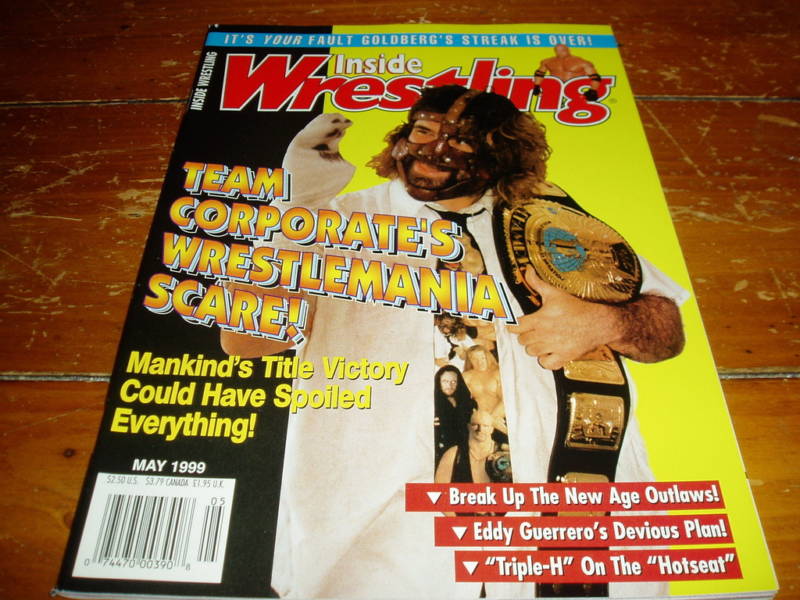 Inside Wrestling May 1999 Magazine PWcatalog