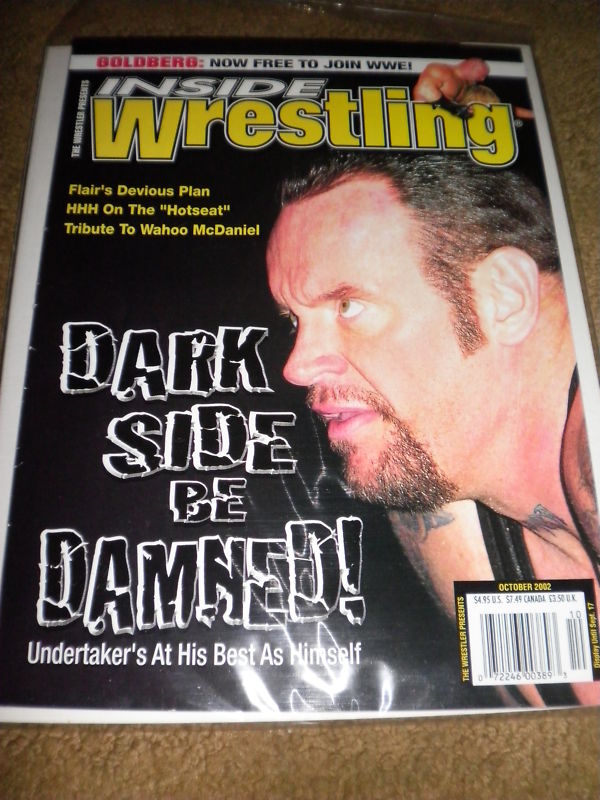 Inside Wrestling October 2002 Magazine PWcatalog