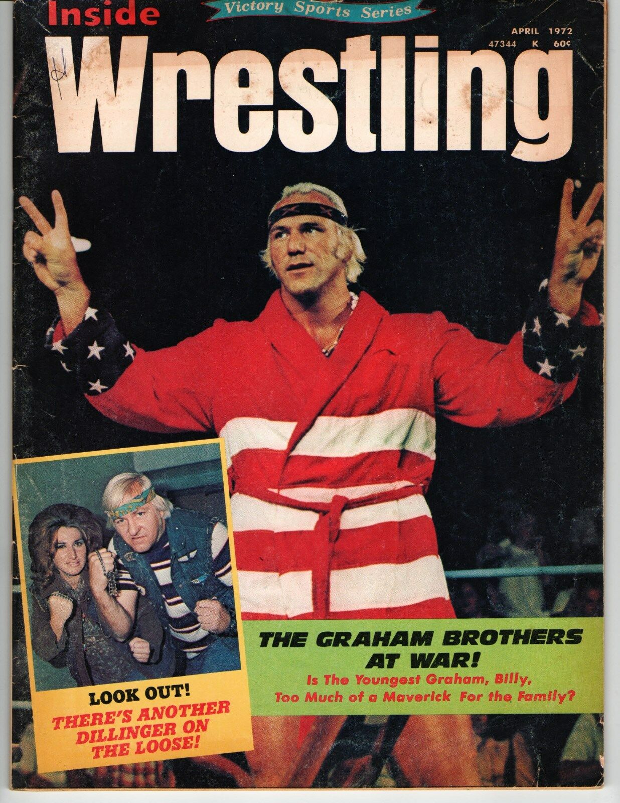 Inside Wrestling April 1972 Magazine PWcatalog