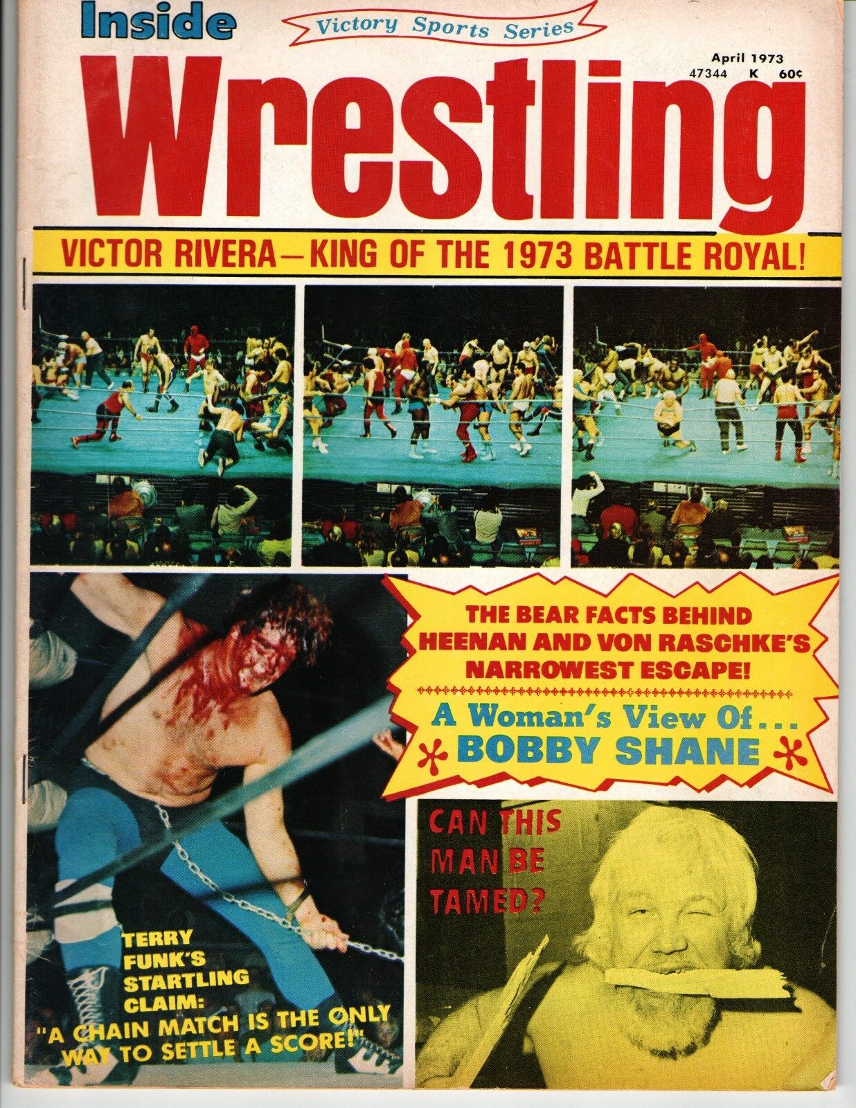 Inside Wrestling April 1973 Magazine PWcatalog