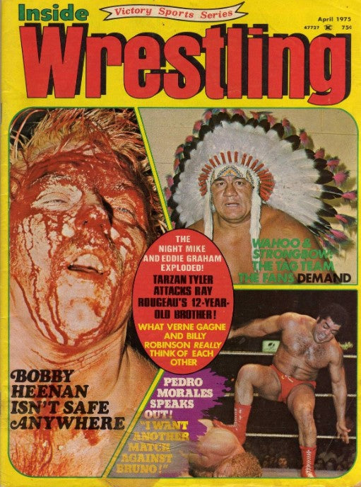 Inside Wrestling April 1975 Magazine PWcatalog