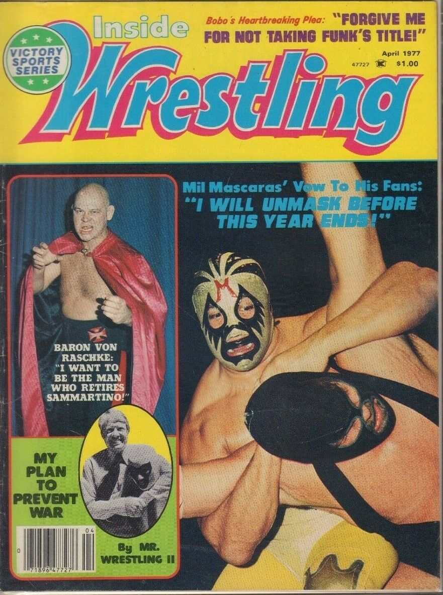 Inside Wrestling April 1977 Magazine PWcatalog
