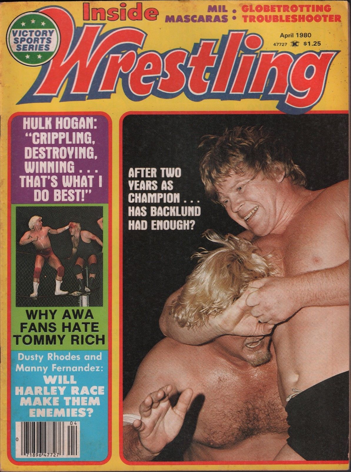 Inside Wrestling April 1980 Magazine PWcatalog