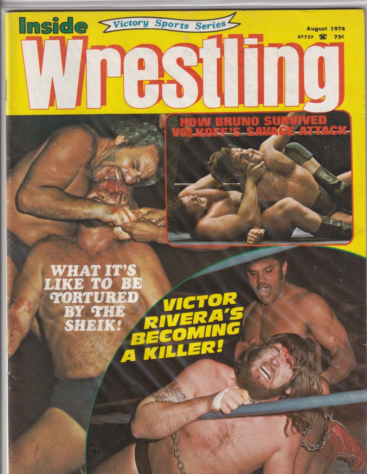 Inside Wrestling August 1974 Magazine PWcatalog