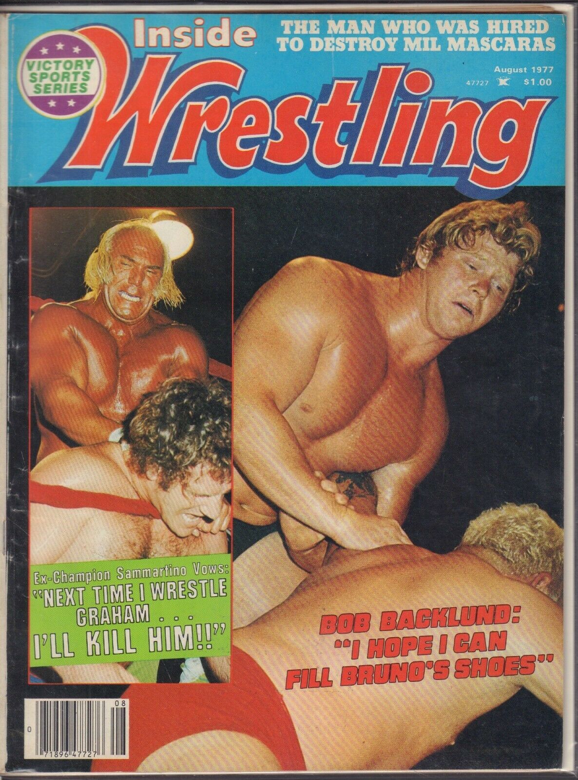 Inside Wrestling August 1977 Magazine PWcatalog