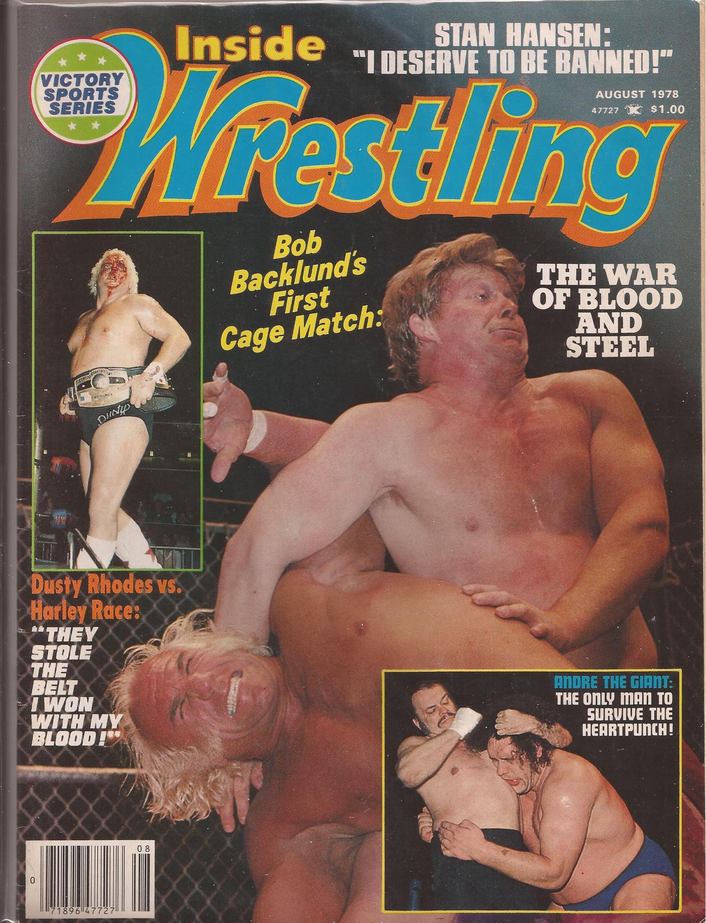 Inside Wrestling August 1978 Magazine PWcatalog