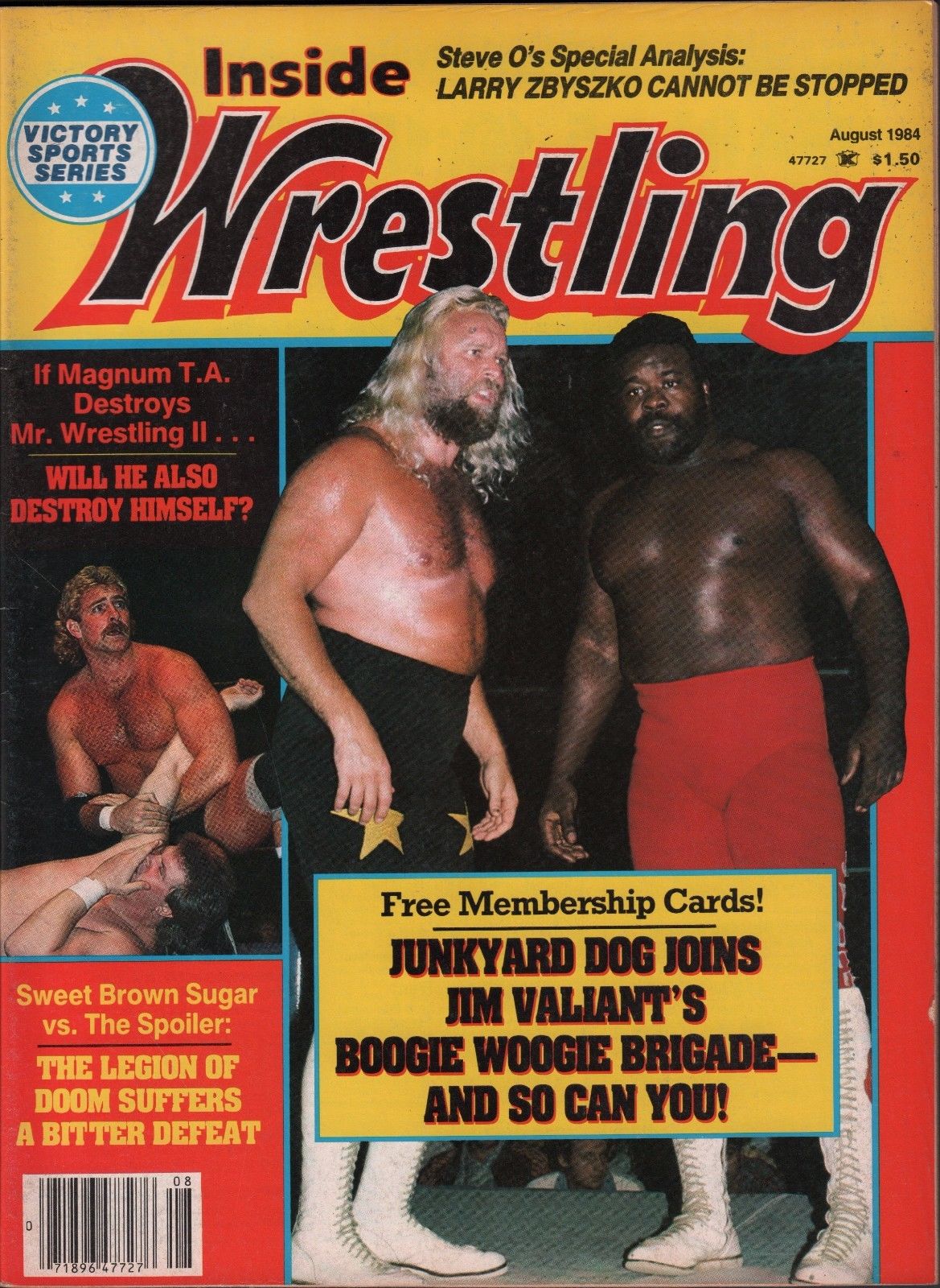 Inside Wrestling August 1984 Magazine PWcatalog