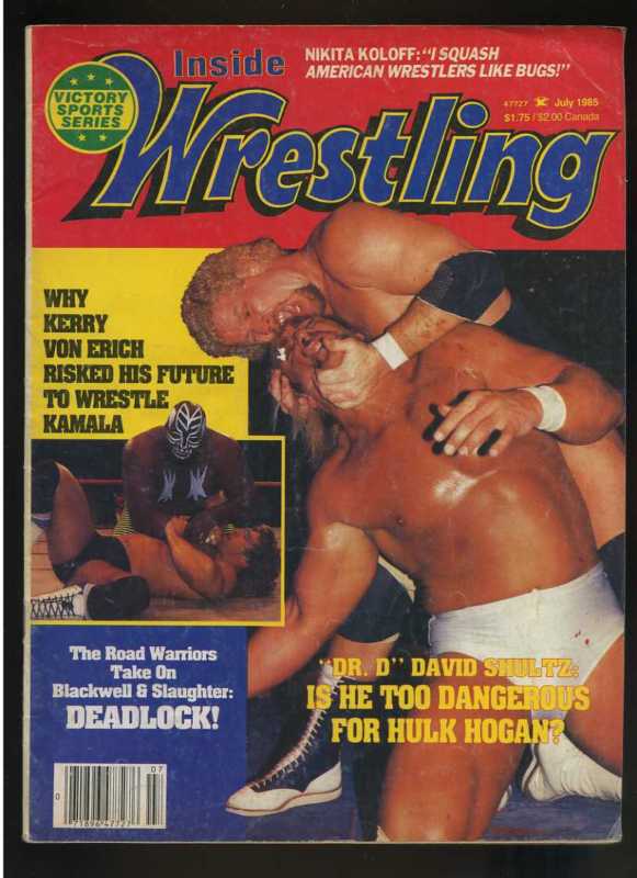 Inside Wrestling July 1986 Magazine PWcatalog