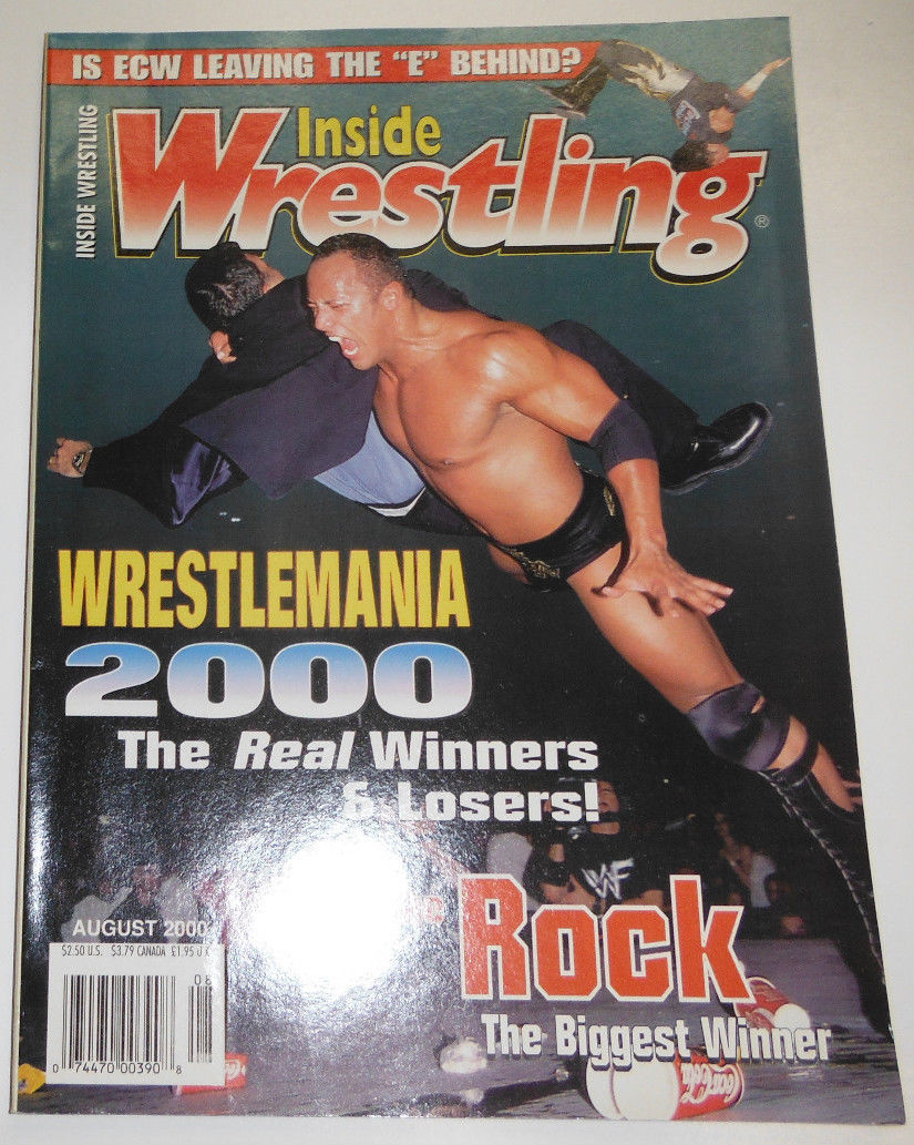 Inside Wrestling August 2000 Magazine PWcatalog