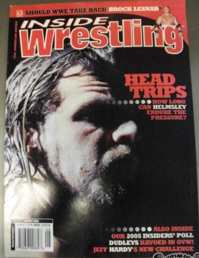Inside Wrestling August 2005 Magazine PWcatalog