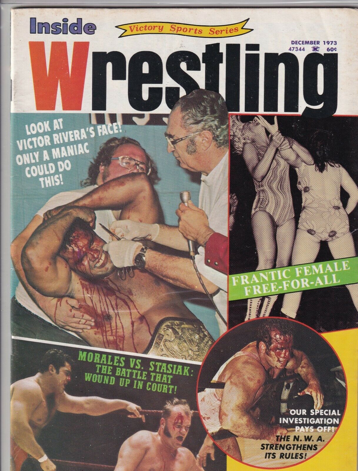Inside Wrestling December 1973 Magazine PWcatalog